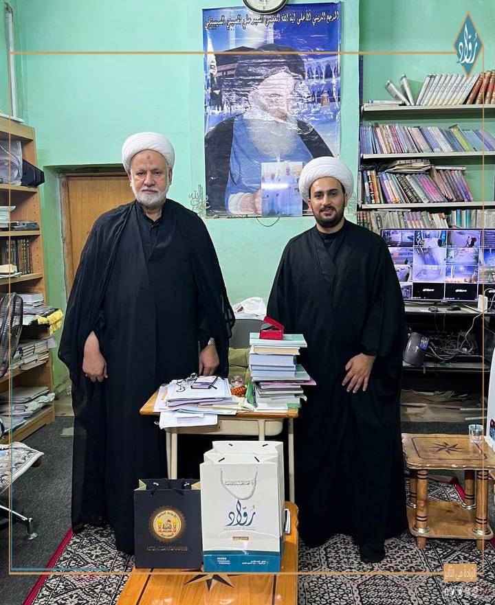 مدير مؤسسة رواد يبحث مع وكيل المرجعية العليا سبل تطوير أدوات الخطاب الديني المعاصر
